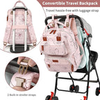 Diaper Bag Backpack, Baby Girl Diaper Bag - Image 6