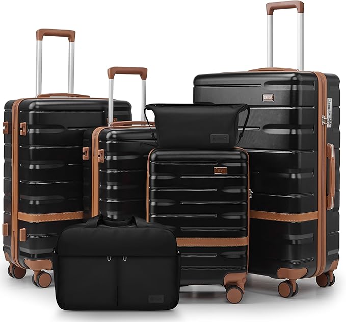 Luggage Sets Lightweight Hard Shell Suitcases by Unknown