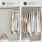 SONGMICS Clothes Hangers, Space-Saving, 0.2 Inches Thick, 17.7 Inches Wide - Image 8