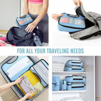 Veken 8 Set Packing Cubes for Travel Essentials, Suitcase Organizer Bags in 4 - Image 7
