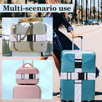 Cherry Blossoms Luggage Straps for Suitcases TSA Approved, Luggage Identifiers - Image 7