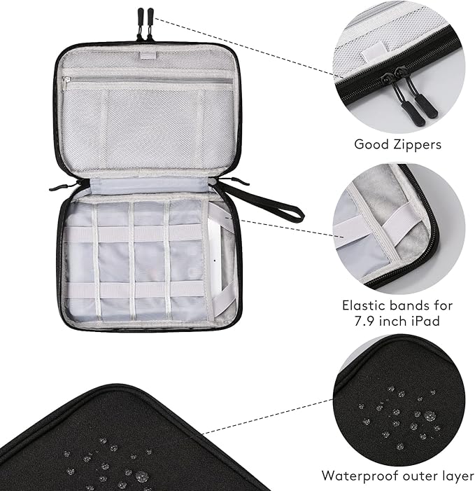 DDgro Travel Electronics Organizer Pouch Bag - Image 6