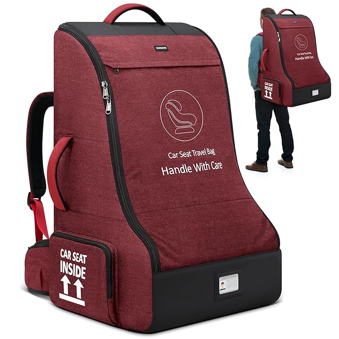 RAINSMORE Padded Car Seat Travel Bag by RAINSMORE