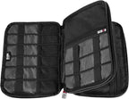 BUBM Double Layer Electronic Accessories Organizer, Travel Gadget Bag - Image 2