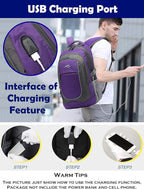 Backpack for College Sturdy Bookbag Travel Business - Image 4