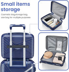 Campfun Luggage 4 Piece Sets, Expandable Carry On Luggage Set Hardshell PP - Image 4