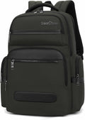 Men's Multilayer Backpack Business Casual Large Capacity Multifunctional Laptop by Unknown