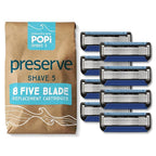 Preserve POPi Shave Razor Blades Refills by Preserve