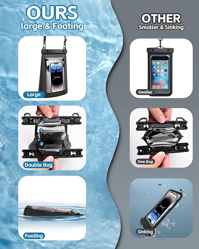 2L Large Waterproof Phone Pouch - Image 4