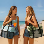 Beach Bag with Zipper - Image 6
