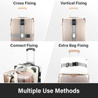 Luggage Straps, 2 Pack Adjustable Heavy Duty Cross Suitcase Straps - Image 6