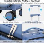 Hanke 20 Inch Carry On Luggage - Image 9