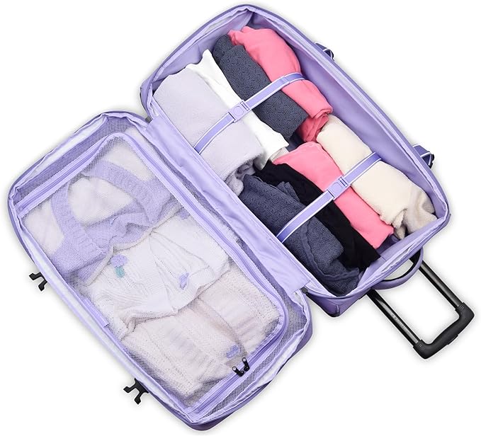 florence by mills Women's Two Wheel Rolling Travel Duffle Bag - Image 10