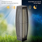Grand patio Solar Outdoor Floor Lamp Water-Resistant Wicker Deck Lantern Light - Image 4