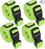 Buckle Straps with Clips, Adjustable Nylon Strap with Buckle, Packing Strap by Masterwise