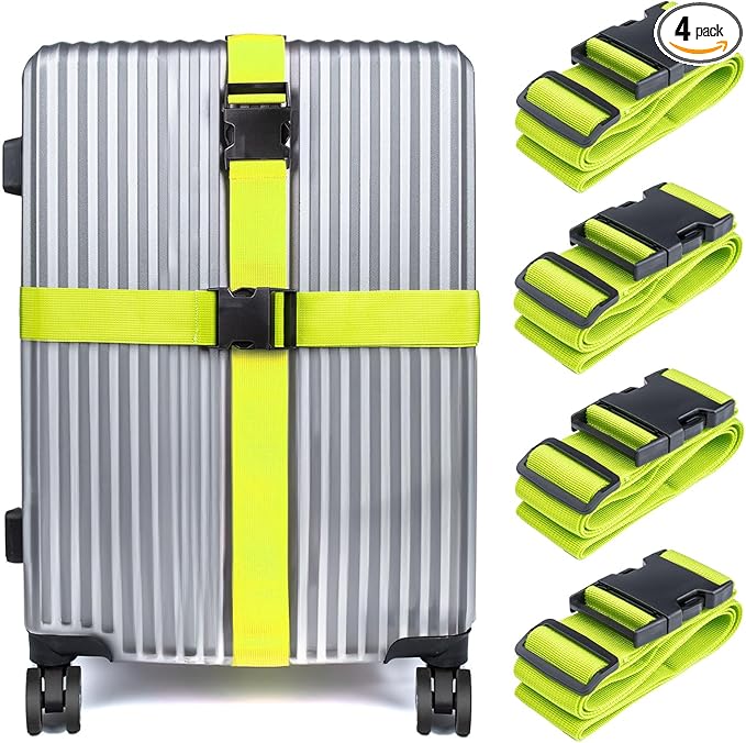Luggage Straps for Suitcases TSA Approved, Travel Belt Suitcase Belt, Suitcase by collwait