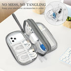 FYY Travel Cable Organizer Pouch Electronic Accessories Carry Case Portable - Image 5
