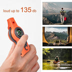 Emergency Survival Function Whistle, Outdoor Multifunctional Tool Safety Whistle - Image 6