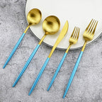 Gugrida 20-Piece 18/10 Stainless Steel Flatware Silverware, Luxury Dinnerware - Image 4