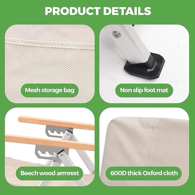 Folding Camping Chair Portable Chairs - Image 7