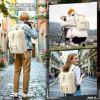 RAINSMORE Camera Bag Backpack for DSLR/SLR Mirrorless 15.6 Inch Laptop Camera - Image 4