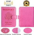 Passport Holder Cover Wallet RFID Blocking Leather Card Case Travel Accessories - Image 2