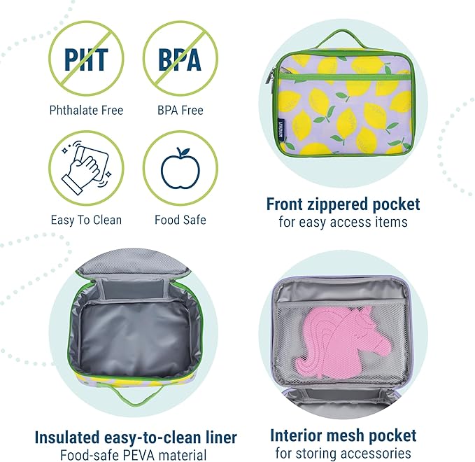 Wildkin Kids Insulated Lunch Box – Durable and Reusable - Image 4
