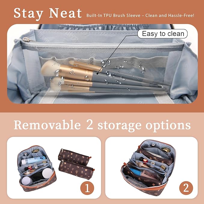 BOYATU Travel Makeup Bag Cosmetic Bags - Image 5