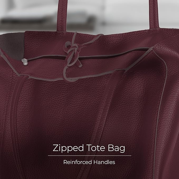 Italian Calf Leather Tote for Women - Image 3