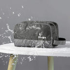Gonex Travel Toiletry Bag Nylon, Dopp Kit Shaving Bag Toiletry Organizer Gray - Image 2