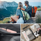 2-Pack Windproof, Waterproof, UV-Blocking Portable Travel Umbrella, Compact Sun - Image 7