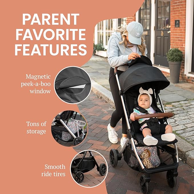 Bombi Bēbee V2 Lightweight Baby Stroller - Image 5