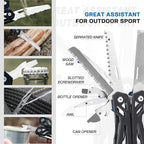 MOSSY OAK Multitool, 21-in-1 Stainless Steel Pocket Knife - Image 5