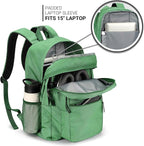 ZORFIN 26L Backpack for College, and Travel: Water Resistant Bookbag - Image 4