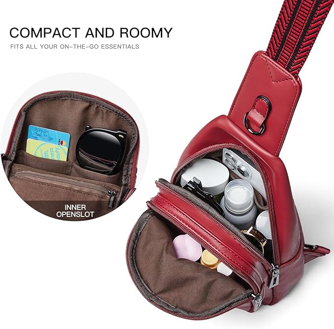 Sling Bag For Women Fanny Pack Crossbody Travel Shoulder Belt Bags Tote - Image 4