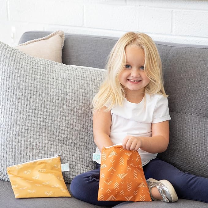 Bumkins Reusable Sandwich and Snack Bags, - Image 3