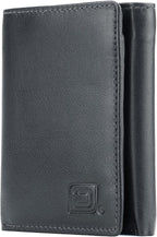 ID Stronghold Men's Leather Trifold Wallet - Image 9