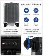 Mvst Luggage Premium All Aluminum Magnesium Carry On 20'' Lightweight Metal - Image 4
