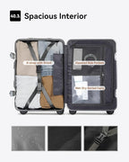 LUGGEX All Aluminum Carry On Luggage - Image 4