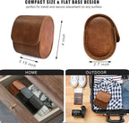 Longjet Watch Roll Travel Case for Men Portable Watches Organizer Box - Image 3