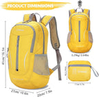 ZOMAKE Ultra Lightweight Packable Backpack 25L, Foldable Hiking Backpacks Water - Image 2