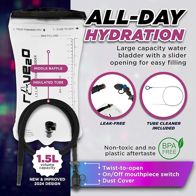 Rave Hydration Backpack – Anti-Theft Festival Hydration Pack - Image 4