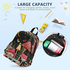 Moon Mushroom Toddler Backpack Boys Girls Kids Preschool Bookbag School - Image 5