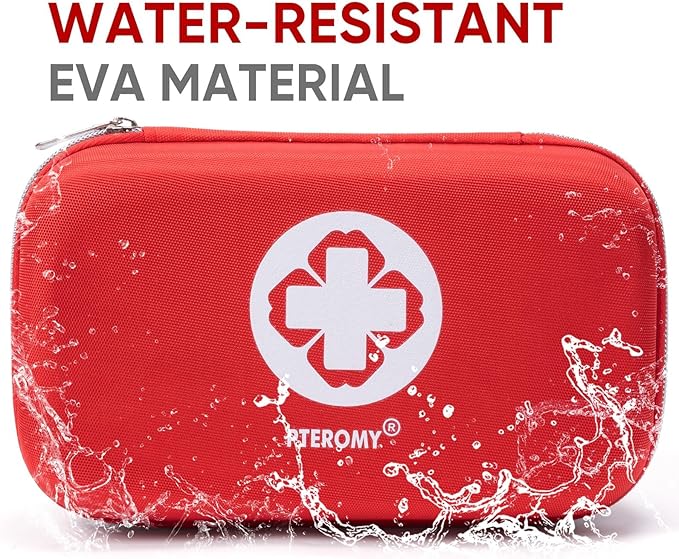 PTEROMY 300 Piece First Aid Kit, Portable Small Emergency Kits Compact 1st Aid - Image 2