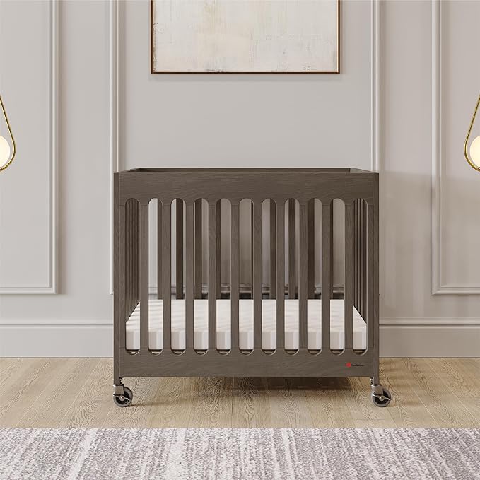 Foundations Boutique Folding Mini Baby Crib - Image 7