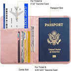 Passport Holder for Travel Passport Cover for Men Passport Wallet Case - Image 3