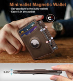 Airtag Wallet for Men- with Money Clip Gift Boxed, Magnetic Closure Slim - Image 4