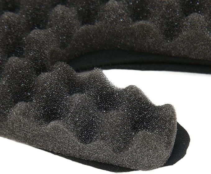 ZJchao Magic Hair Curling Sponge Gloves, Curling Sponge Glove, Afro Coil Flexible Portable Hair Sponge, for Barbers Brush Styling Tool, for Barber Salon