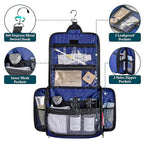 PAVILIA Large Hanging Toiletry Bag Travel Bag Women Men, Cosmetic Organizer - Image 3