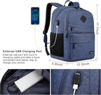 School backpack for Teen Boy, 15.6 inch Laptop Backpack - Image 4